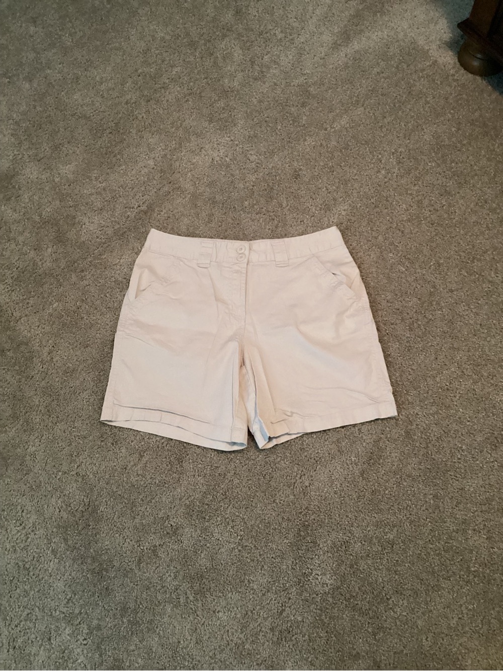 Kim Rogers Cream High-Waist Women's Shorts